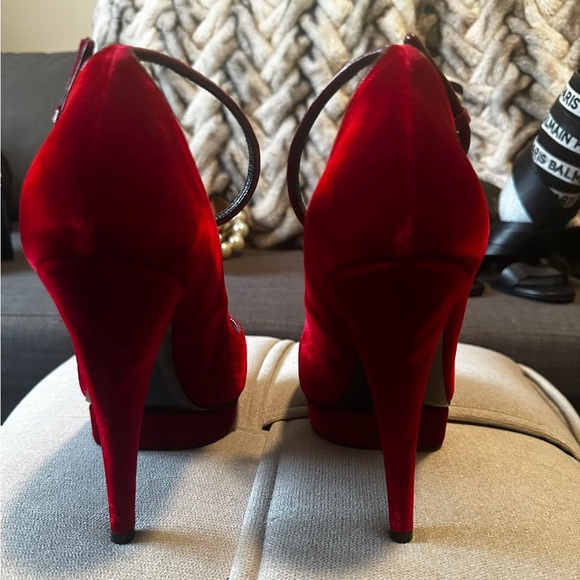 TOM FORD VELVET PLATFORMS - Picture 3 of 5